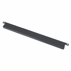 Middle Atlantic Products UFAF-1, Blank panel, Black, Steel, 1U, 19", Oval