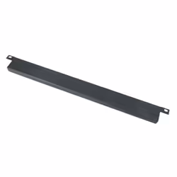 Middle Atlantic Products UFAF-1A, Blank panel, Black, Aluminium, 1U, 19", Oval