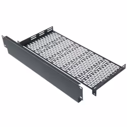 Middle Atlantic Products UFA-8-F2, Rack shelf, Black, Steel, 15.88 kg, 1U, 19"