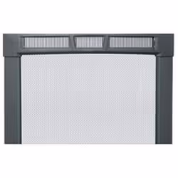 Middle Atlantic Products Curved Door Vented 19 Rackspaces, Door, Steel, Black, Grey, 1 pc(s)
