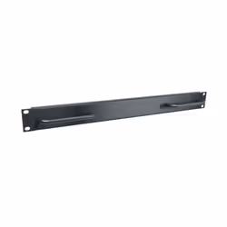 Middle Atlantic Products BL1-H, Blank panel, Black, Aluminium, 1U, Greenguard, 48.3 cm (19")