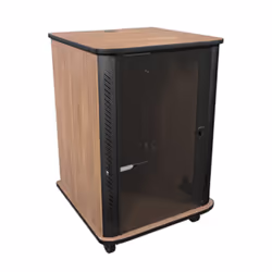 Middle Atlantic Products RFR-2028CR, Freestanding rack, 20U, 158.76 kg, Key lock, Castor wheels, Wood