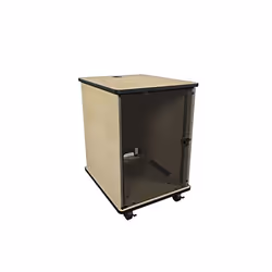 Middle Atlantic Products MFR-1627KM, Freestanding rack, 16U, 113.4 kg, Grey