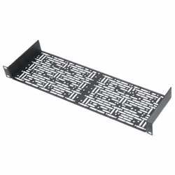 Middle Atlantic Products UMS1-5.5, Rack shelf, Black, Steel, 11.34 kg, 1U, 19"