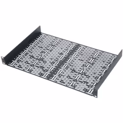 Middle Atlantic Products UMS1-11.5, Rack shelf, Black, Steel, 11.34 kg, 1U, 19"