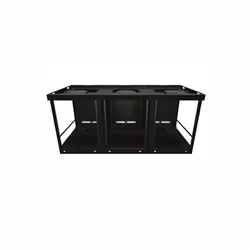 Middle Atlantic Products C5-FF27-3, Rack frame, Black, Steel, 42U, TAA, UL, AC