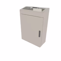 Middle Atlantic Products VWM-PD-4-36K-PW, Wall mounted rack, 4U, 68.04 kg, Rack rails, Grey