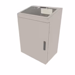 Middle Atlantic Products 6 SP. Low Profile Wall Rack, Plexi Top, Putty, Wall mounted rack, 6U, 68.04 kg, Grey
