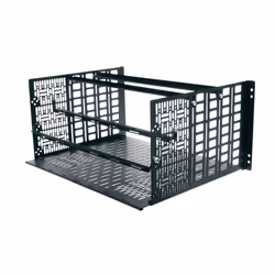 Middle Atlantic Products 5 RU Anodized Custom Shelf For (6) Sonos Amps, 14 Inches Deep