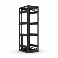 Middle Atlantic Products AXS-IR-4532-26, Wall mounted rack, 42U, 294.84 kg, Rack rails, Cable management, Black