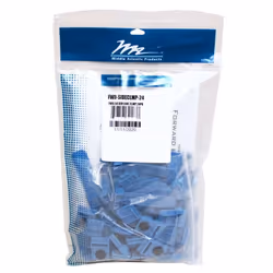 Middle Atlantic Products FWD-SIDECLMP-24, Mounting kit, Black, Nylon, 24 pc(s)
