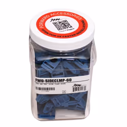Middle Atlantic Products FWD-SIDECLMP-60, Mounting kit, Blue, Nylon, 60 pc(s)