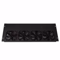 Middle Atlantic Products 276 CFM BGR Series Fan Top for the European Union, Fan panel, Black, 276 m³/h, CE REACH ROHS, United ...