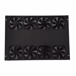 Middle Atlantic Products 552 CFM BGR, Fan panel, Black, 8 fan(s), CE, REACH, ROHS, United States, DC