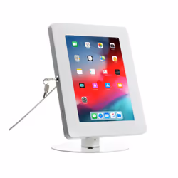 CTA Digital PAD-HSKSW, 25.6 cm (10.1"), iPad, 24.6 cm (9.7"), White, Metal, White
