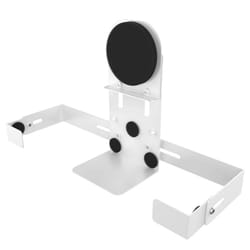 CTA Digital Magnetic Speaker Holder - Magnetic Speaker Holder for Paragon Locking Wall Mounts and 25-milimeter Tube Floor Stands (ADD-SPKW) - White