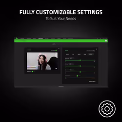 Razer Kiyo X Full HD Streaming Webcam: 1080p 30FPS or 720p 60FPS - Equipped with Auto Focus - Fully Customizable Settings - ..