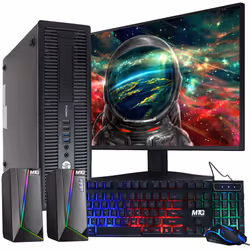 HP Elite 800G1 Desktop Computer PC Intel Core i5 4th Gen Processor 16GB RAM 2TB HDD MTG New 22 inch Monitor RGB Speaker ...