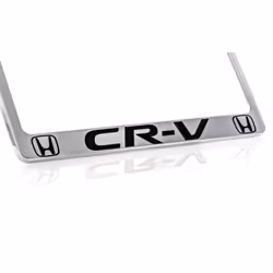 Honda CR-V Chrome Plated Zinc License Plate Frame Holder 2 Hole