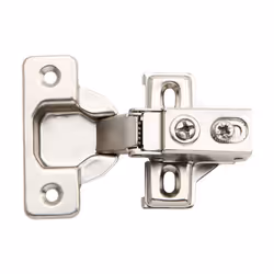 20 Pack - Silverline Face Frame Quiet Soft Close Cabinet Door Hinges 1/2 Inch Overlay with Built-in Metal Dampers Strong H ...