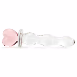 Ns Novelties Crystal Heart of Glass  Pink