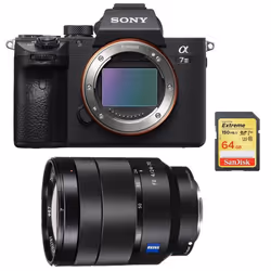 Sony A7 Iii + Sel 24-70Mm F4 Za Oss + 64Gb Sd Card