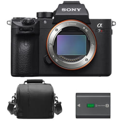 SONY A7R III Body + camera Bag + NP-FZ100 Battery