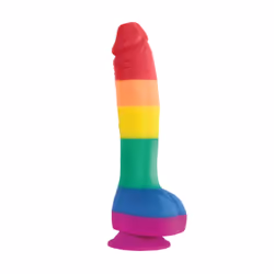 NS Novelties Colours - Pride Edition - 8" Dildo - Rainbow