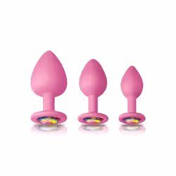 Glams Pink Spades Anal Trainer Kit