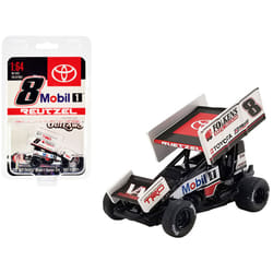 Winged Sprint Car #8 Aaron Reutzel Mobil 1 Roth Motorsports World of Outlaws (2022) 1/64 Diecast Model Car by ACME