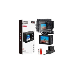 Upgraded SJ4000 Action Camera 4K Ultra HD Dual Screen Underwater Camera 98FT Waterproof, 170 Wide Angle, Stabilization, 5X Zoom, WiFi Camera with
