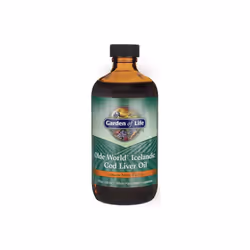 Garden of Life Olde World Icelandic Cod Liver Oil, Lemon Mint, 236 ml.