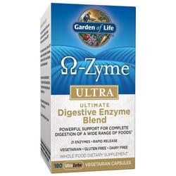 Garden of Life  Omega Zyme Ultra, 180 vcaps