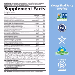 Garden of Life 0658010113694 vitamin/multivitamin Multivitamins
