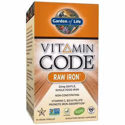 Garden of Life Vitamin Code RAW Iron - 30 vcaps