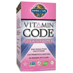 Garden of Life  Vitamin Code 50 & Wiser Women, 240 vcaps