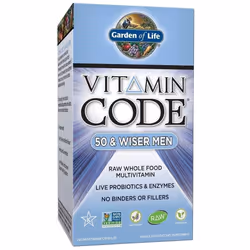 Garden of Life  Vitamin Code 50 & Wiser Men, 240 vcaps