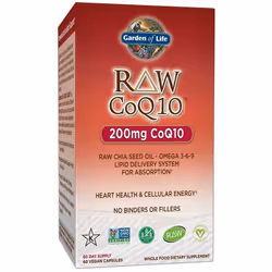 Garden of Life  RAW CoQ10- 60 vcaps