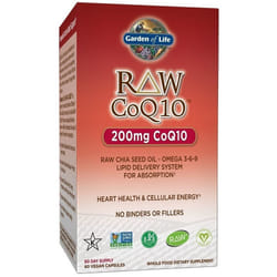 Garden of Life  RAW CoQ10- 60 vcaps