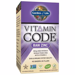 Garden of Life  Vitamin Code RAW Zinc - 60 vcaps