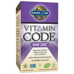 Garden of Life  Vitamin Code RAW Zinc - 60 vcaps
