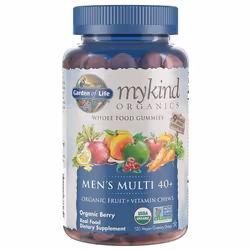 Mykind Organics Men's Multi 40+ Gummies, Organic Berry - 120 vegan gummy drops - 120 vegan gummy drops