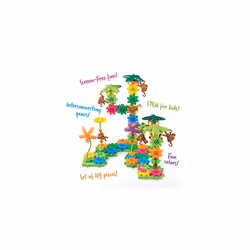 Learning Resources Gears! Gears! Gears! Movin' Monkeys Building Play Set  103 Pieces