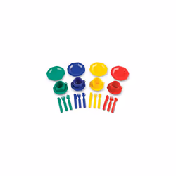 Learning Resources Play Dishes  Colorful Kitchen Toy Plate Set  24 Pie