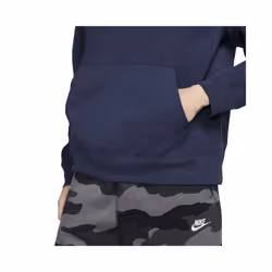 NIKE Club Mens Fleece Tracksuit Hoodie Jogger Navy - Hoodie, L