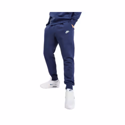 NIKE Club Mens Fleece Tracksuit Hoodie Jogger Navy - Jogger, XL