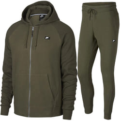 Nike Air Mens Green Optic NSW Tracksuit Set - Small