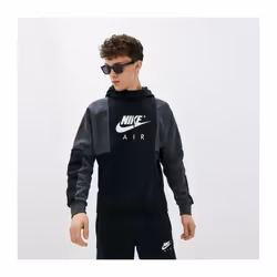 Nike Air Mens Black Kangaroo Hooded Tracksuit - Large
