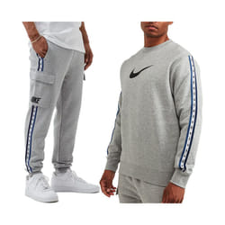 Nike Air Mens Repeat Tracksuit Grey Set - Small