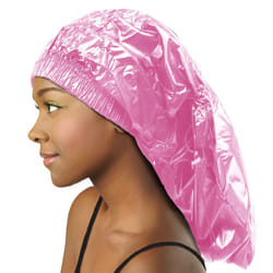 Shower Cap for Women Donna Shower Caps for Women Reusable Waterproof Travel Accessories for Women Spa Braid PINK